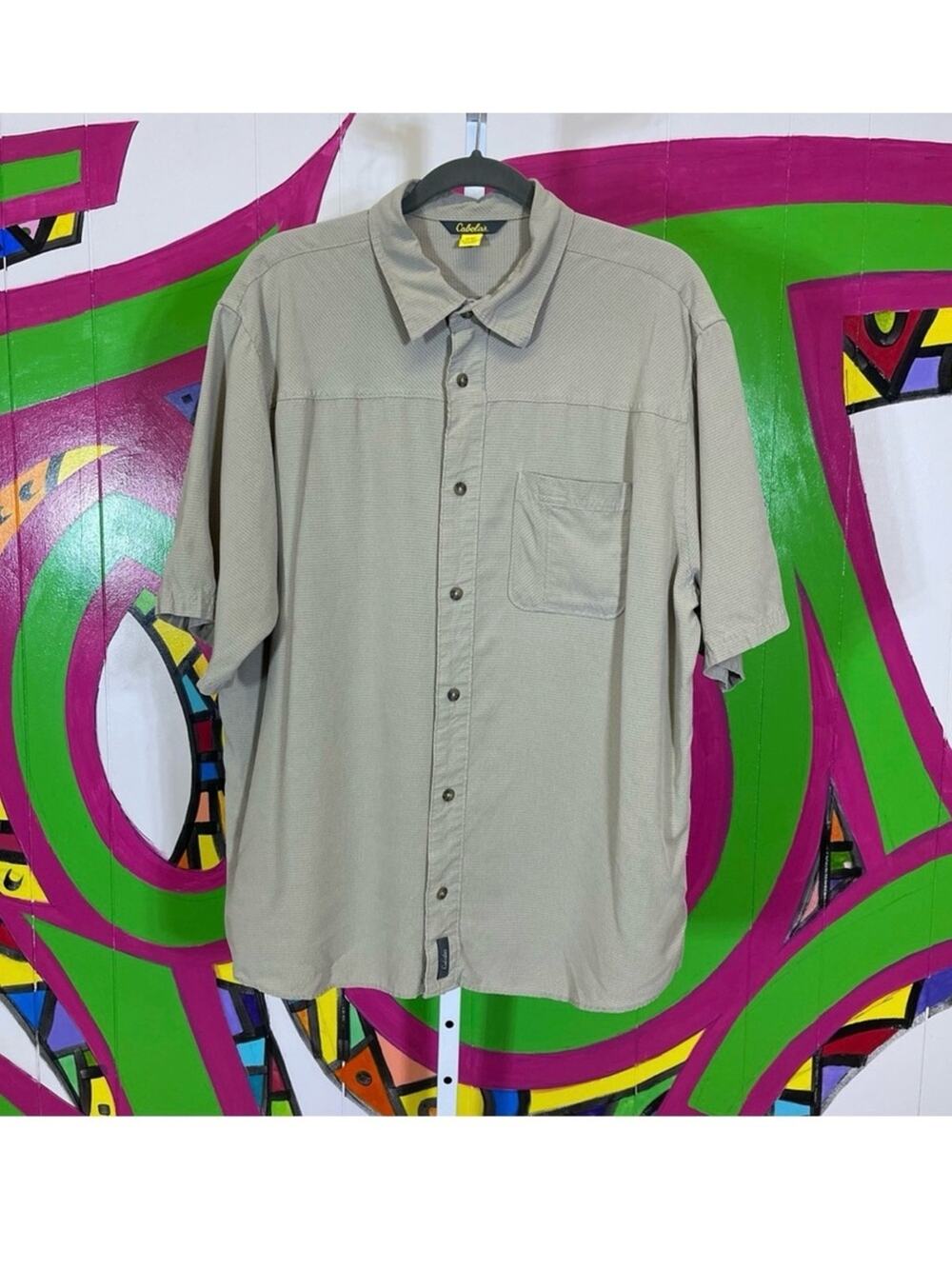 Cabela's, Super Soft Short Sleeve Button Up Shirt. Size XL. Excellent cond!